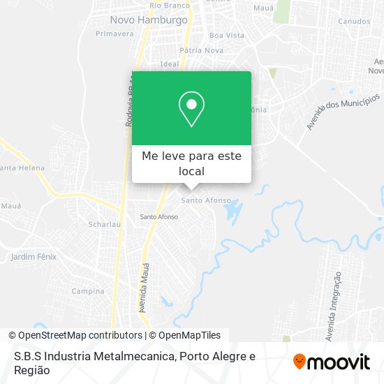 S.B.S Industria Metalmecanica mapa