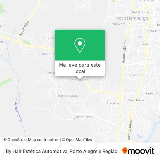By Hair Estética Automotiva mapa