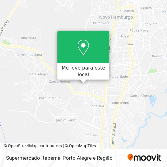 Supermercado Itapema mapa