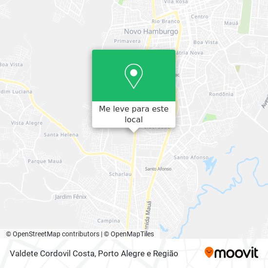 Valdete Cordovil Costa mapa