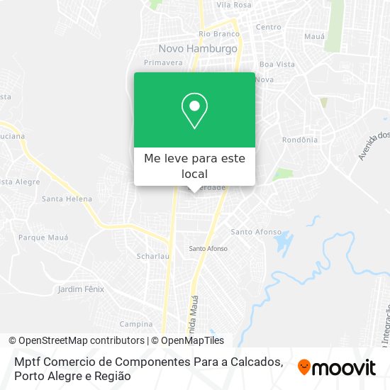 Mptf Comercio de Componentes Para a Calcados mapa