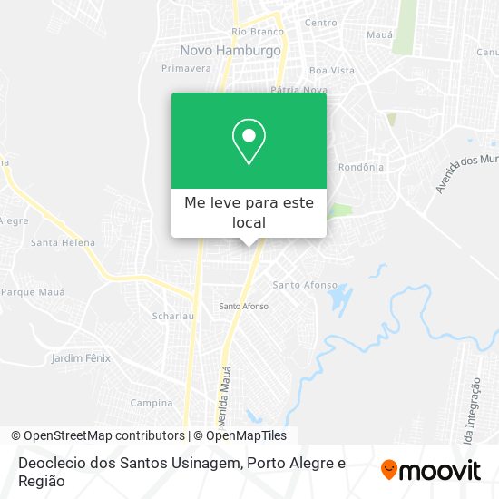 Deoclecio dos Santos Usinagem mapa