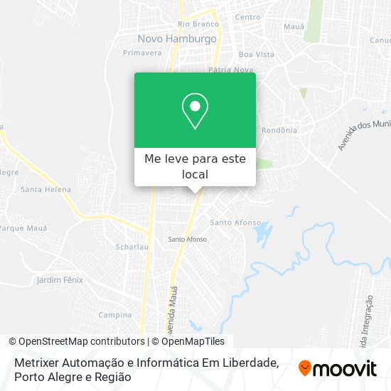 Metrixer Automação e Informática Em Liberdade mapa