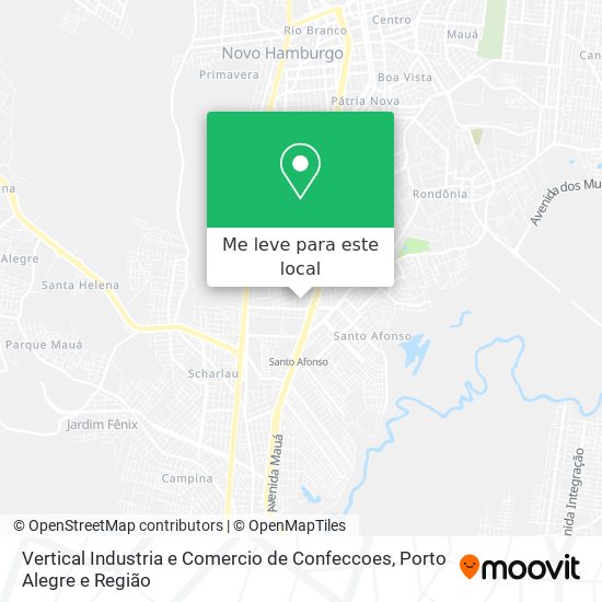 Vertical Industria e Comercio de Confeccoes mapa