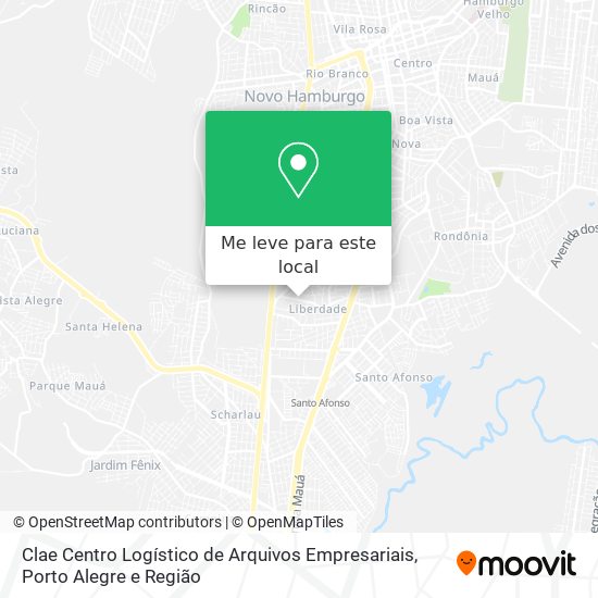 Clae Centro Logístico de Arquivos Empresariais mapa