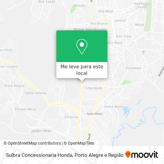 Sulbra Concessionaria Honda mapa