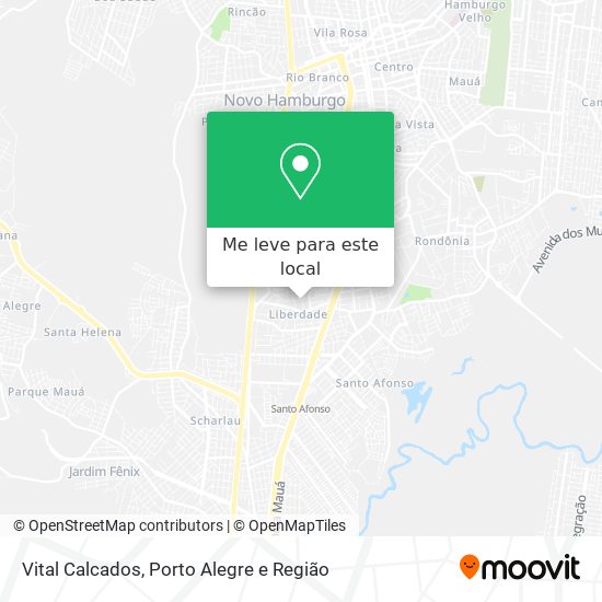 Vital Calcados mapa