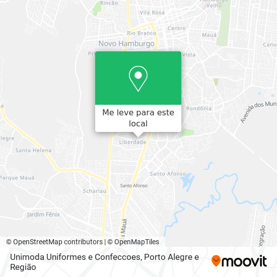 Unimoda Uniformes e Confeccoes mapa