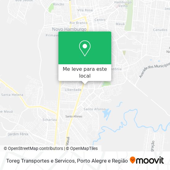 Toreg Transportes e Servicos mapa