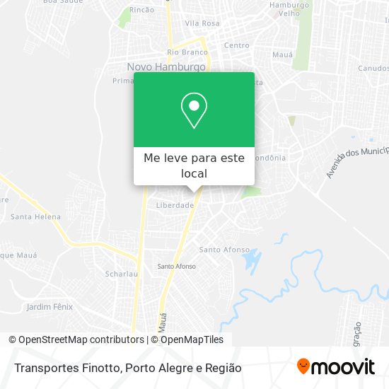 Transportes Finotto mapa