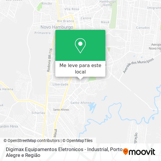 Digimax Equipamentos Eletronicos - Industrial mapa