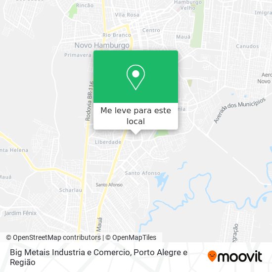 Big Metais Industria e Comercio mapa
