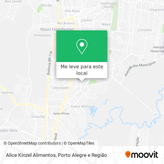 Alice Kinzel Alimentos mapa