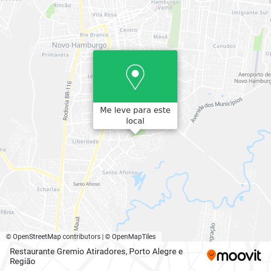 Restaurante Gremio Atiradores mapa