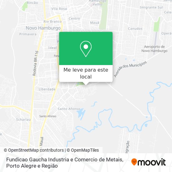 Fundicao Gaucha Industria e Comercio de Metais mapa