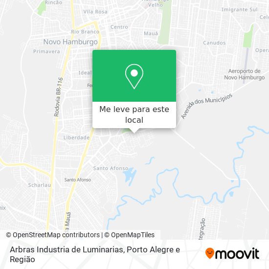 Arbras Industria de Luminarias mapa