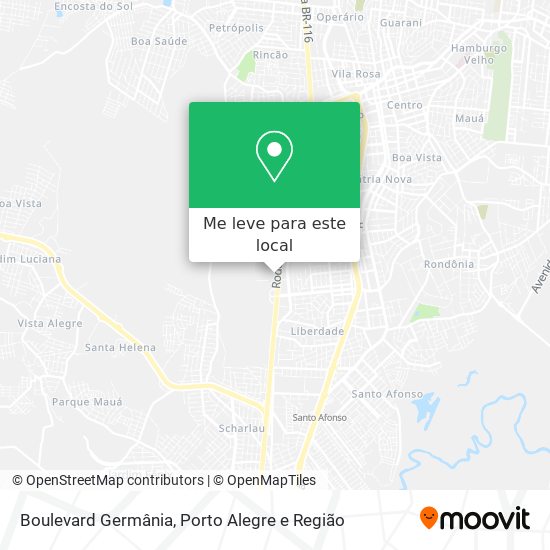 Boulevard Germânia mapa