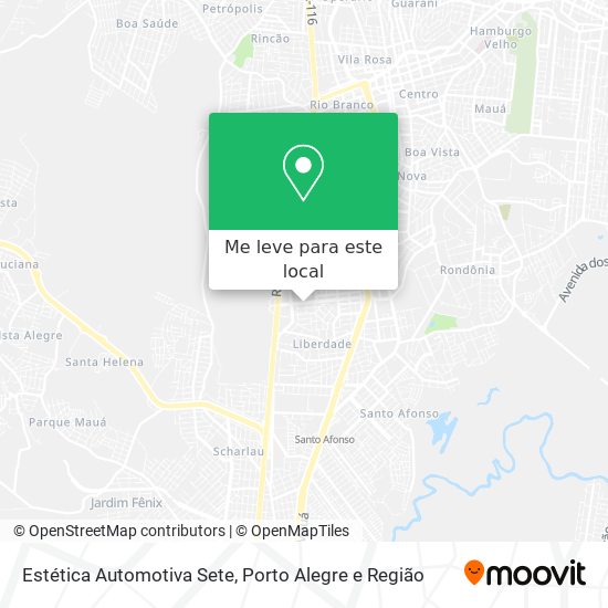 Estética Automotiva Sete mapa