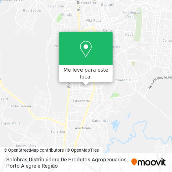 Solobras Distribuidora De Produtos Agropecuarios mapa