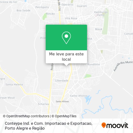 Conteype Ind. e Com. Importacao e Exportacao mapa