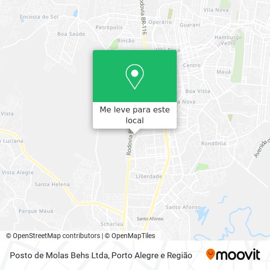 Posto de Molas Behs Ltda mapa