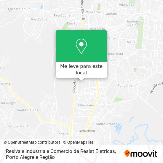 Resivale Industria e Comercio de Resist Eletricas mapa