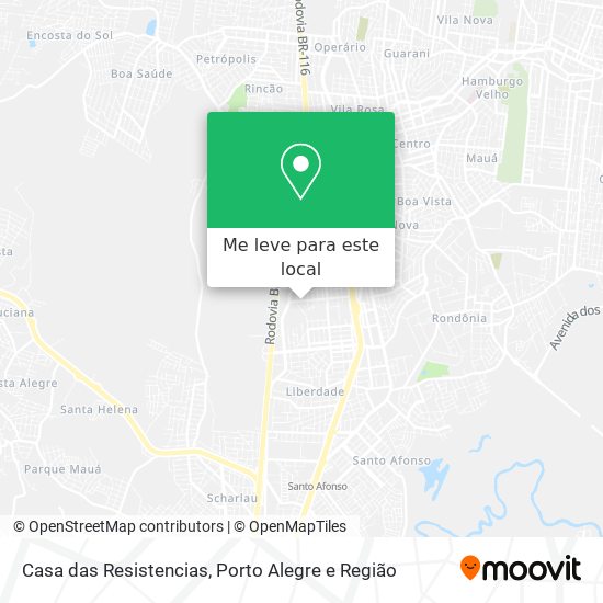Casa das Resistencias mapa