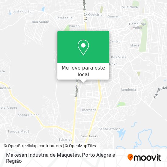 Makesan Industria de Maquetes mapa