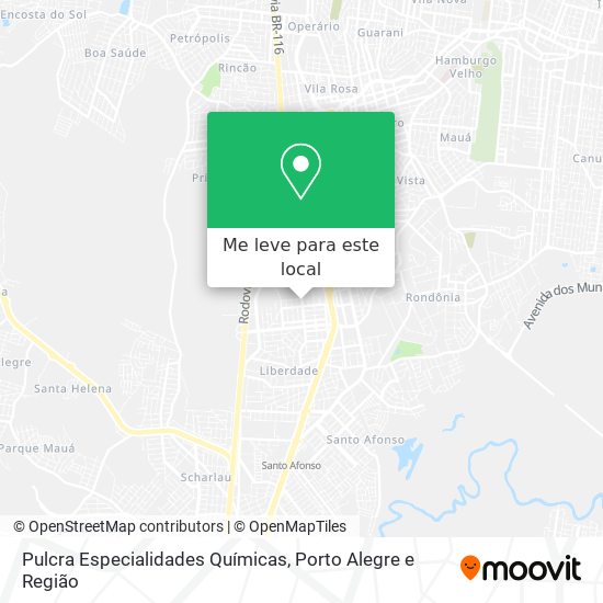 Pulcra Especialidades Químicas mapa