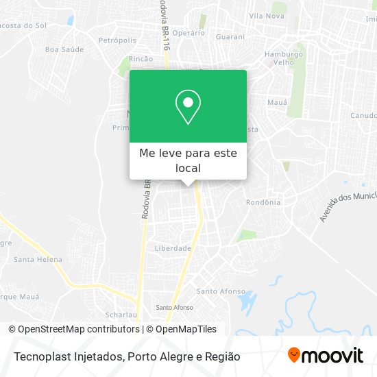 Tecnoplast Injetados mapa