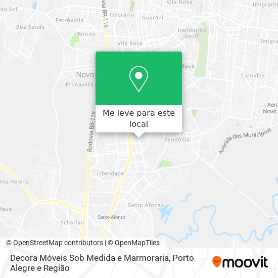 Decora Móveis Sob Medida e Marmoraria mapa