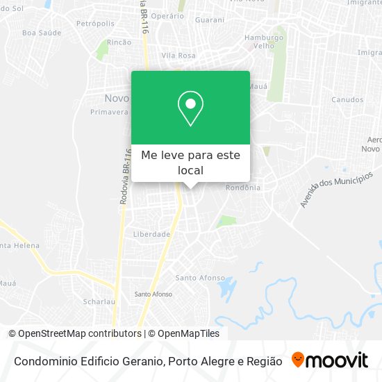 Condominio Edificio Geranio mapa