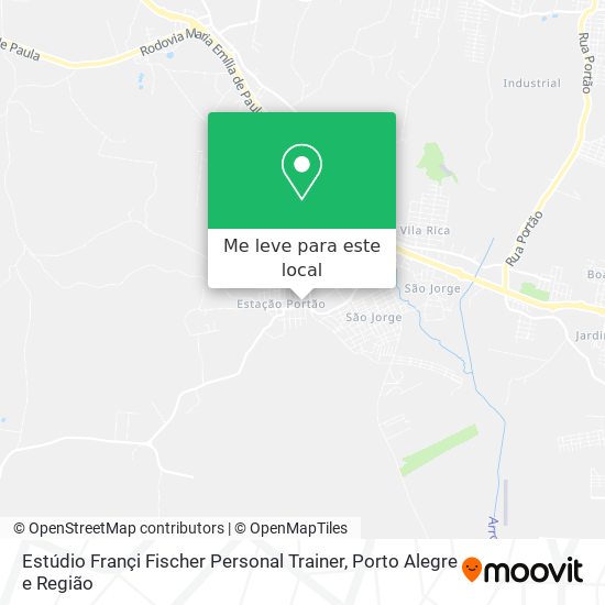 Estúdio Françi Fischer Personal Trainer mapa
