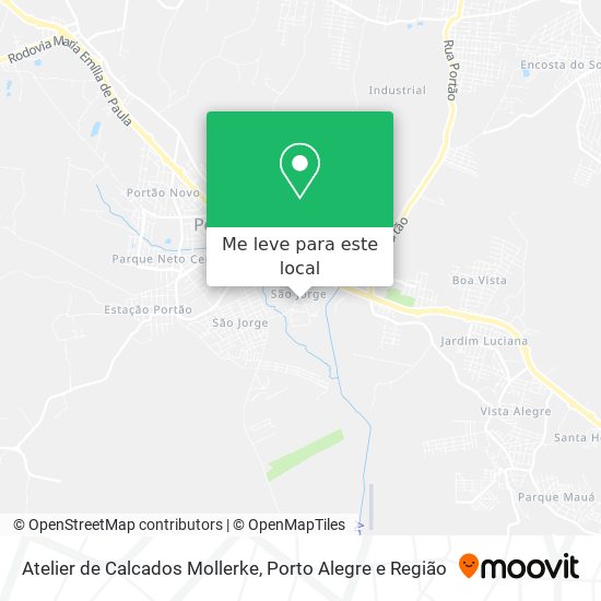 Atelier de Calcados Mollerke mapa