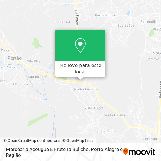 Mercearia Acougue E Fruteira Bulicho mapa