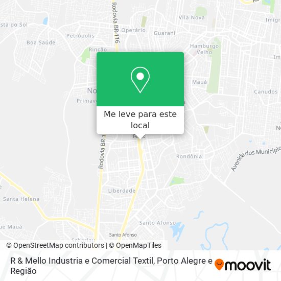 R & Mello Industria e Comercial Textil mapa