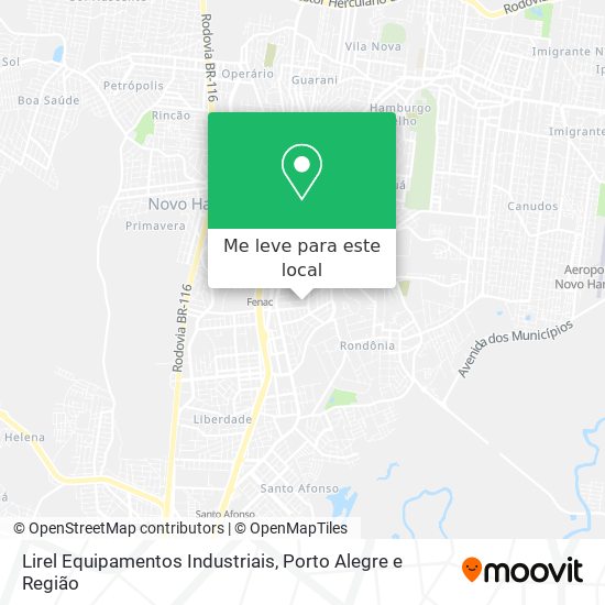 Lirel Equipamentos Industriais mapa