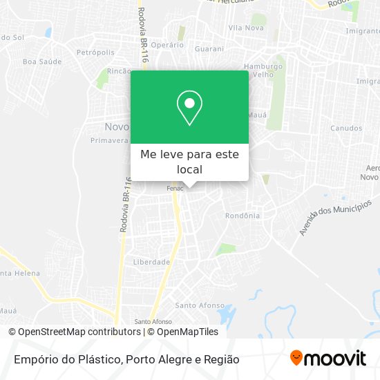 Empório do Plástico mapa