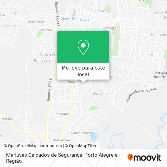 Marluvas Calçados de Segurança mapa