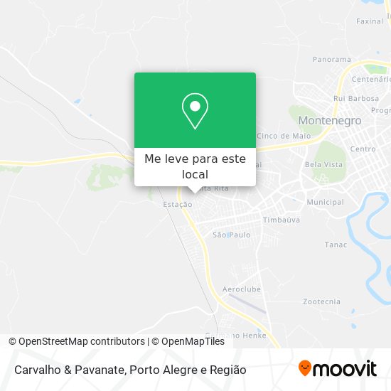Carvalho & Pavanate mapa