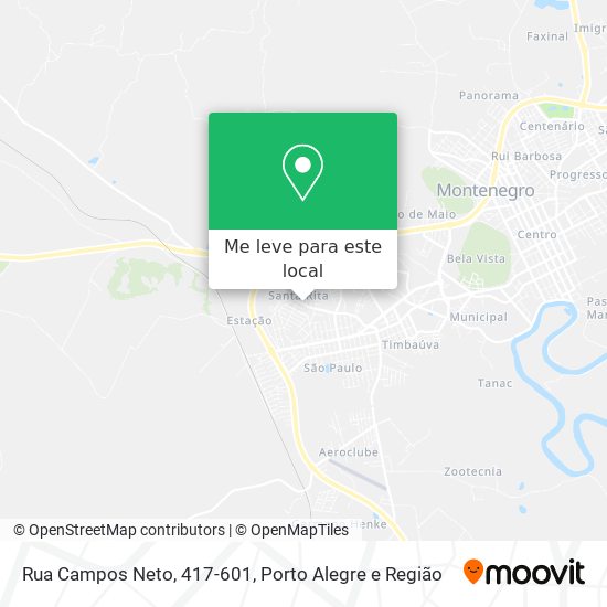 Rua Campos Neto, 417-601 mapa