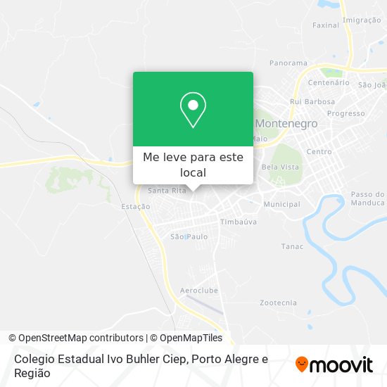 Colegio Estadual Ivo Buhler Ciep mapa