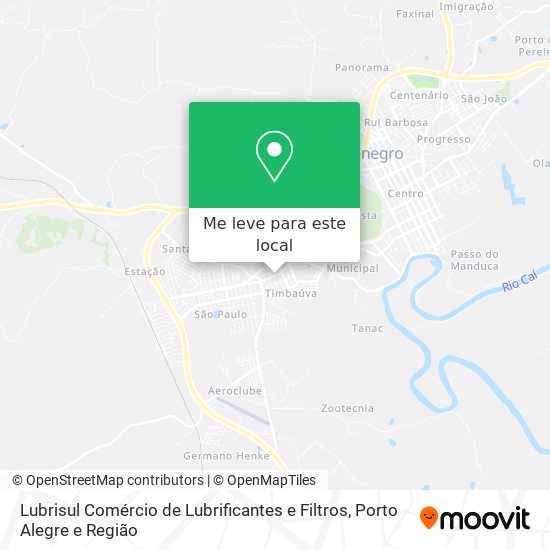 Lubrisul Comércio de Lubrificantes e Filtros mapa