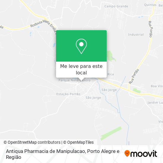 Antiqua Pharmacia de Manipulacao mapa