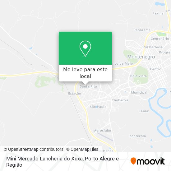 Mini Mercado Lancheria do Xuxa mapa