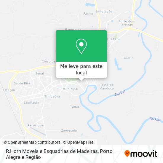 R.Horn Moveis e Esquadrias de Madeiras mapa
