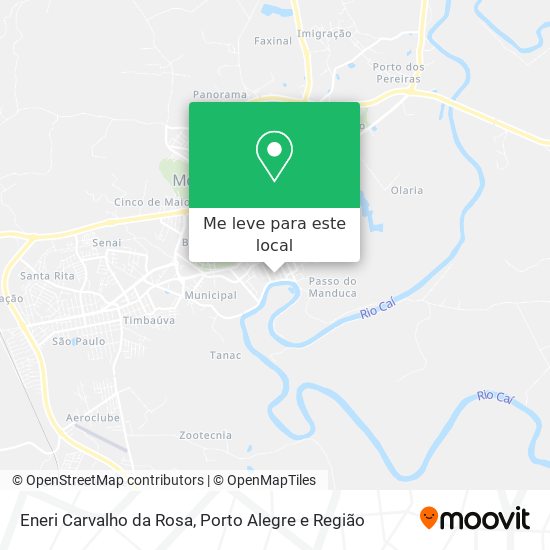Eneri Carvalho da Rosa mapa