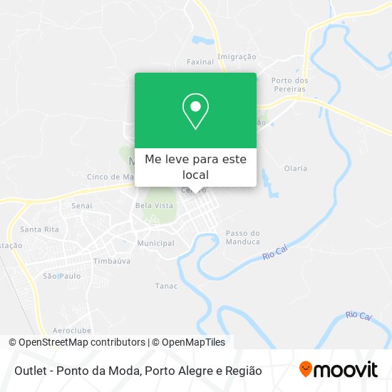 Outlet - Ponto da Moda mapa