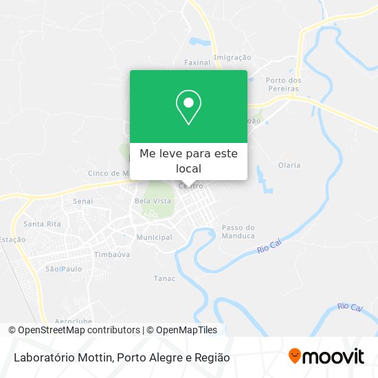 Laboratório Mottin mapa