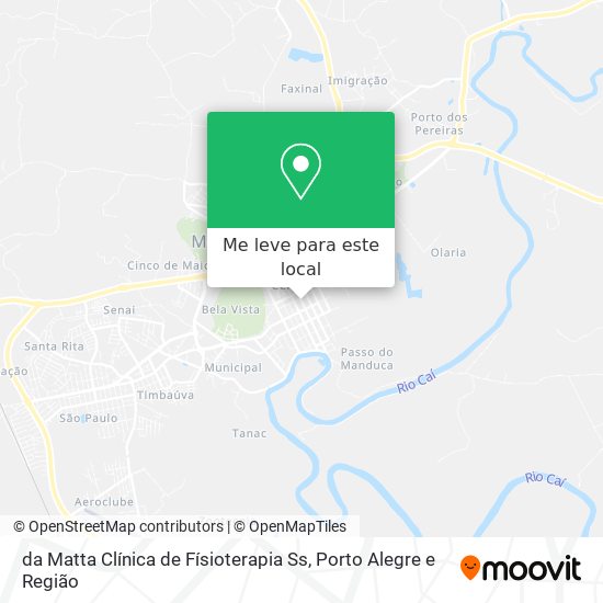 da Matta Clínica de Físioterapia Ss mapa